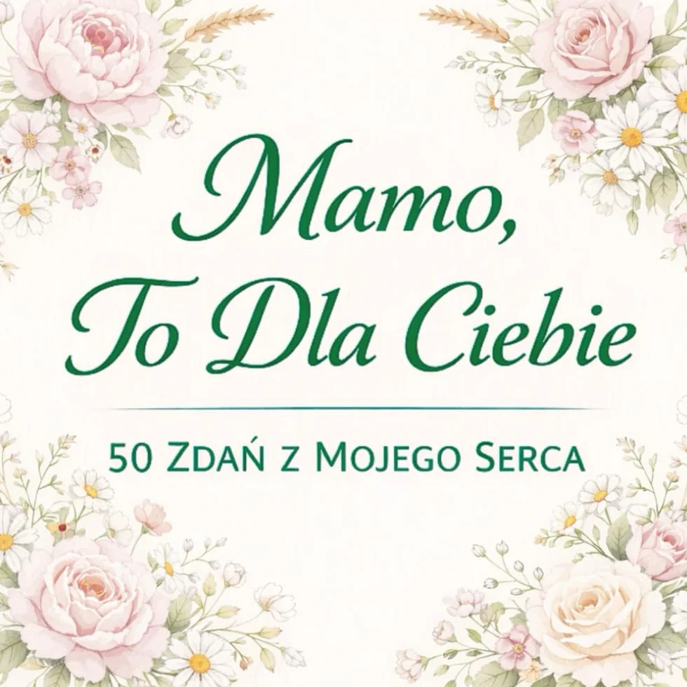 Mamo, To Dla Ciebie: 50 Zdań z Mojego Serca - Wyjątkowy Dziennik Pełen Wspomnień i Uczuć Prezent dla Mamy Notatnik Zapiski Miłości