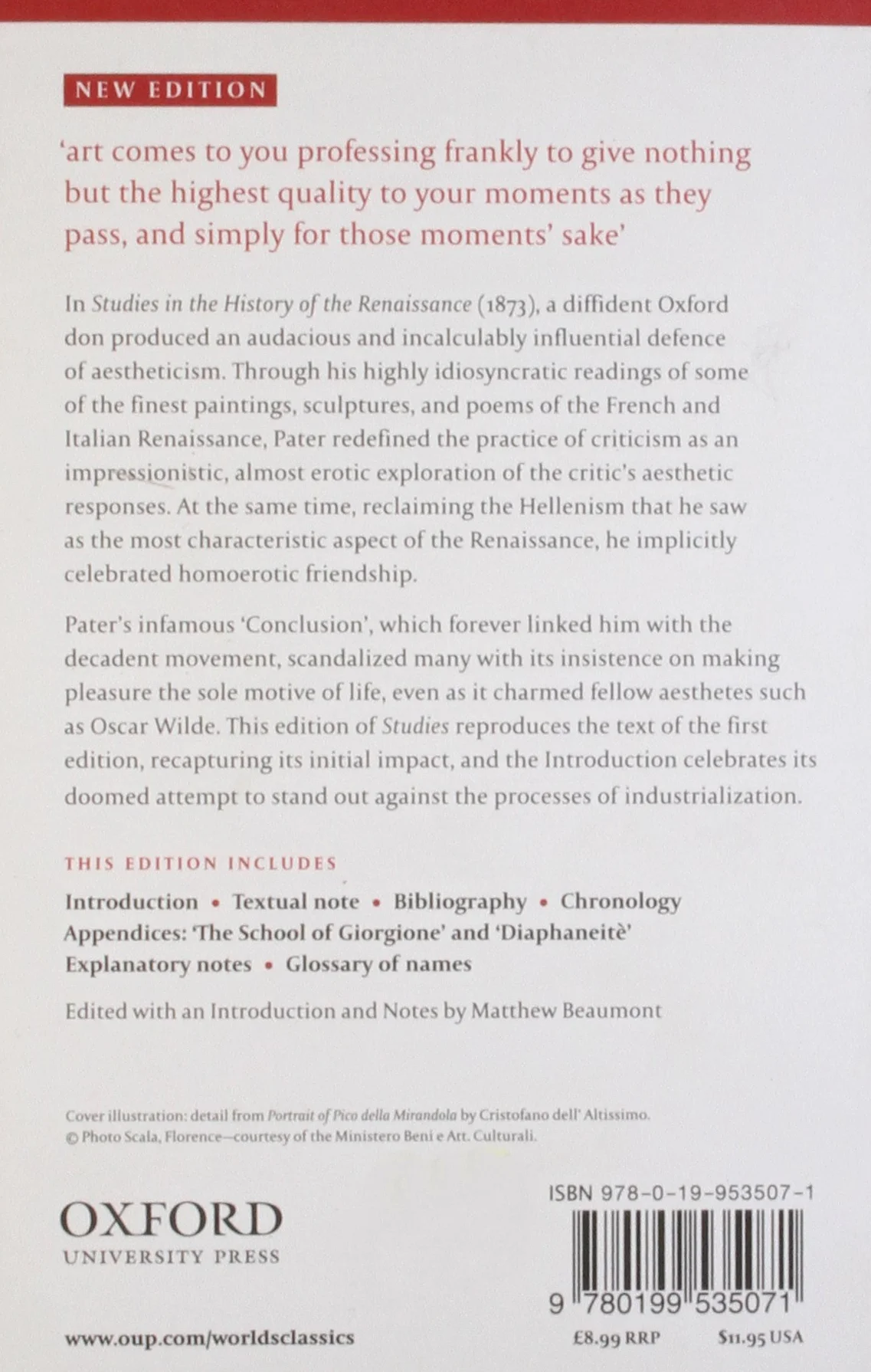Studies in the History of the Renaissance