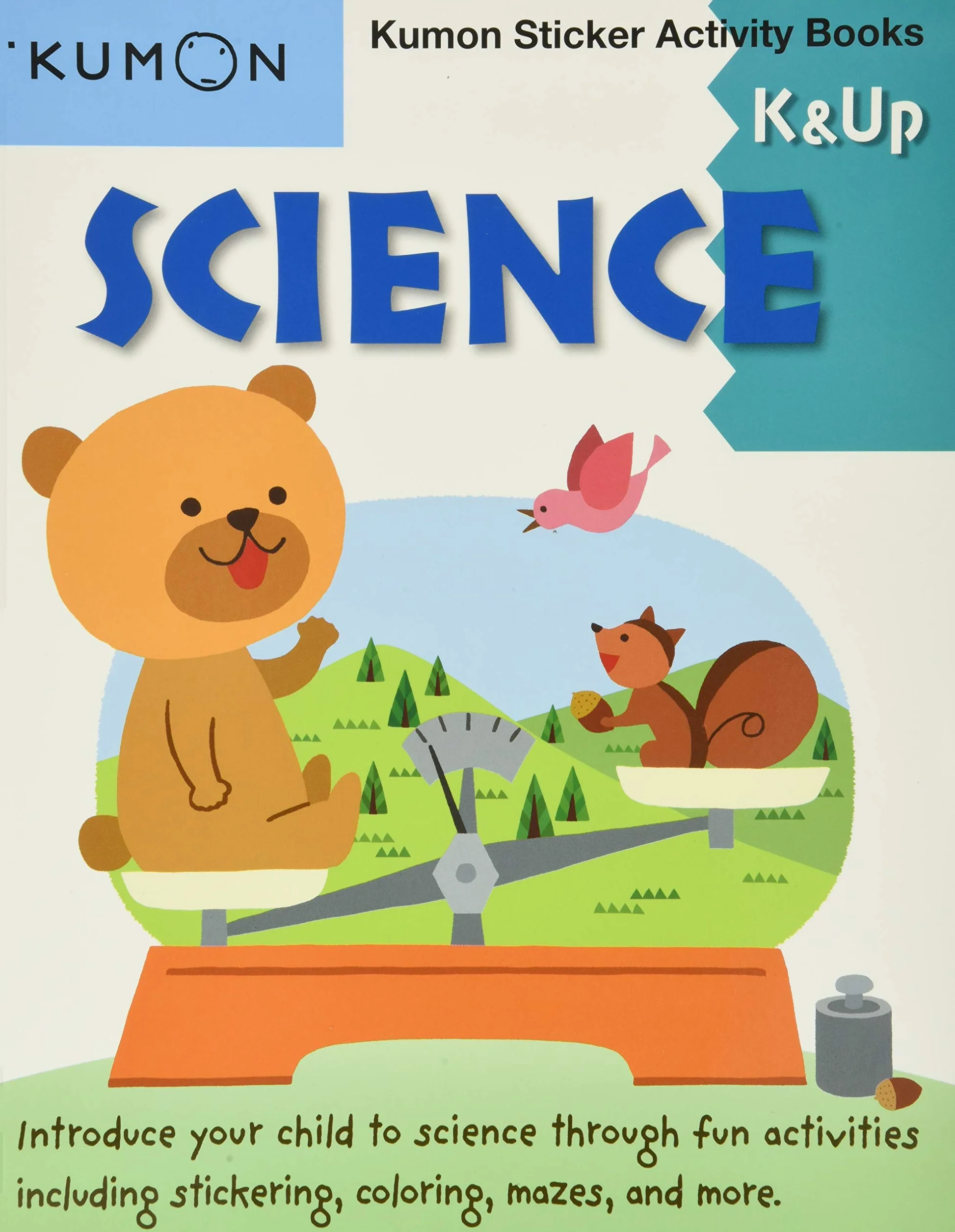 Science Sticker Activity Book: K & Up (Kumon Sticker Activity Books)