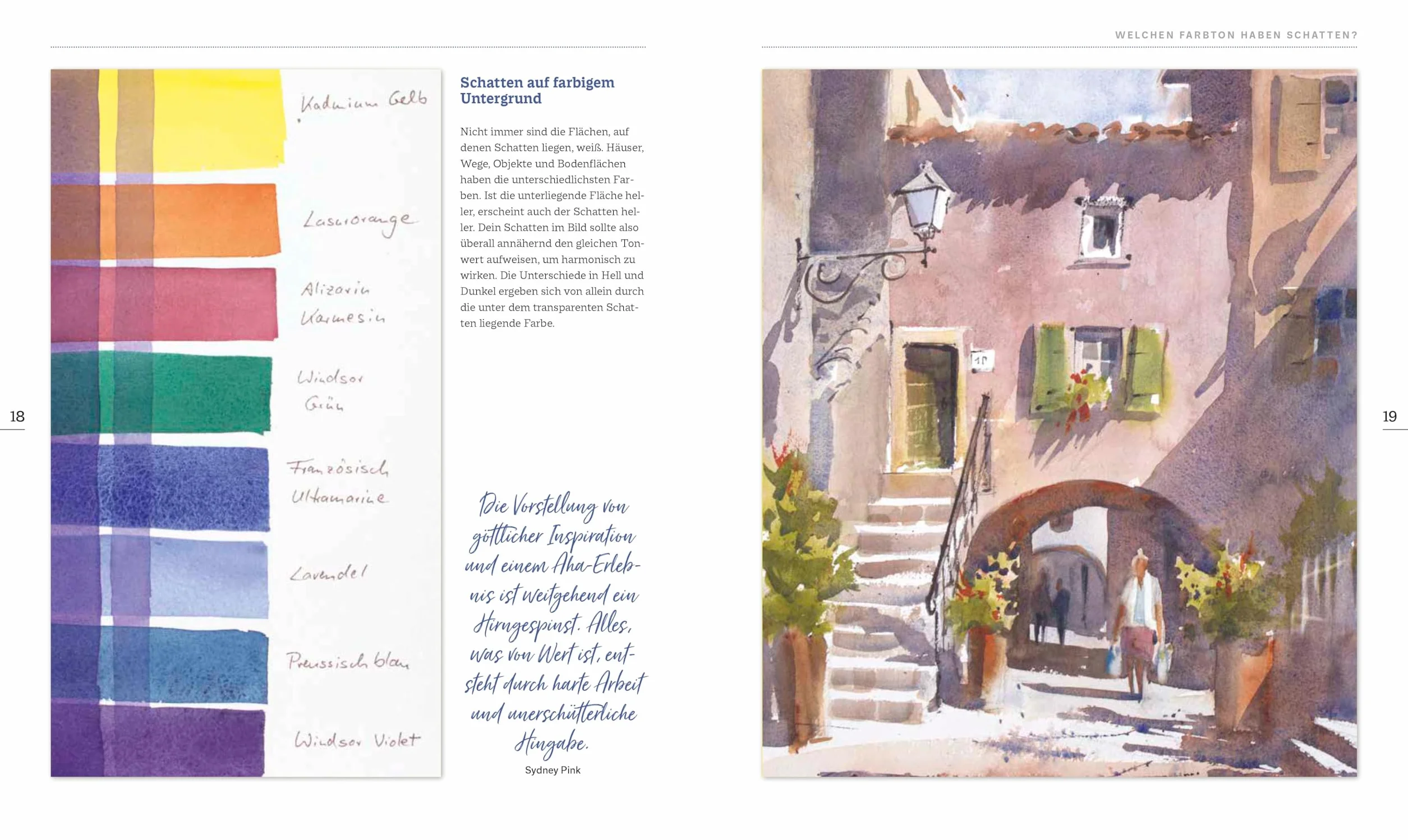 Mein Atelier Aquarellmalerei Licht & Schatten: Stimmungsvolle Bilder Schritt für Schritt malen