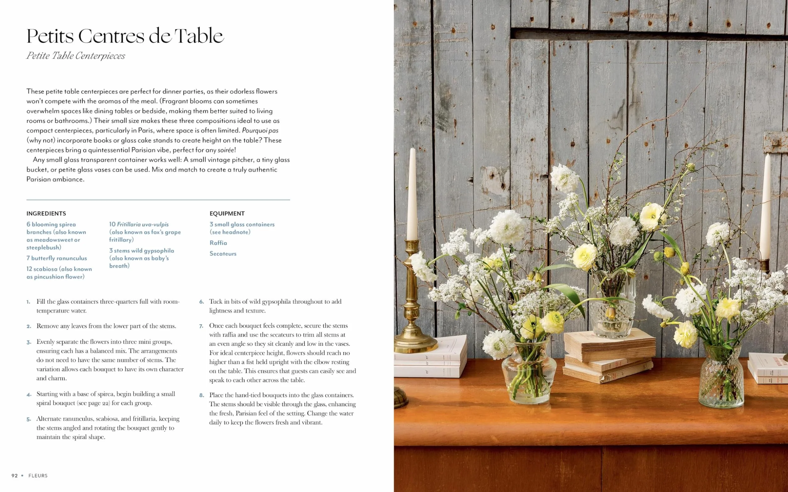 Fleurs: Bouquets, Arrangements, and French Floral Inspirations