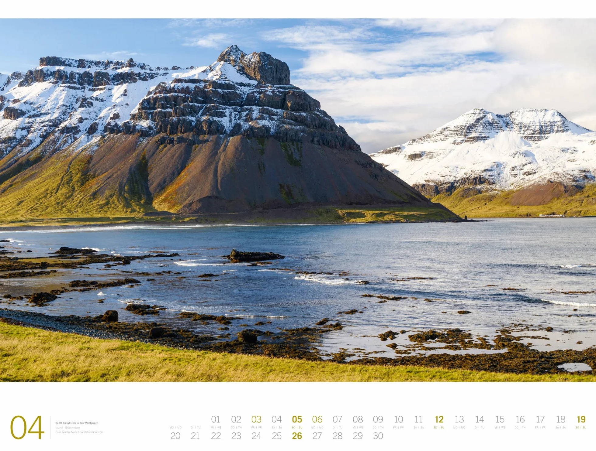 Meer Gallery Kalender 2026: Außergewöhnlicher Meeres-Kalender im großen Querformat (66x50 cm) | Küste und Strand im Großformat