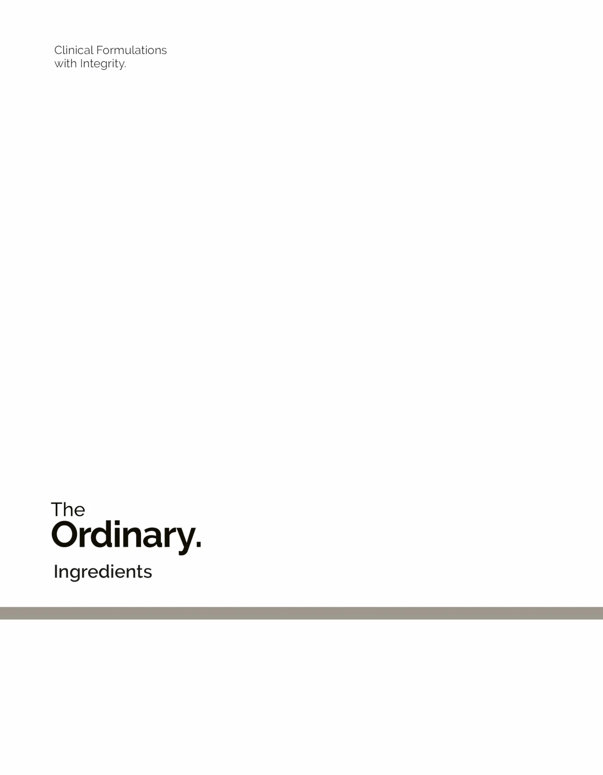 The Ordinary: Ingredients - Understanding skincare with the bestselling beauty brand
