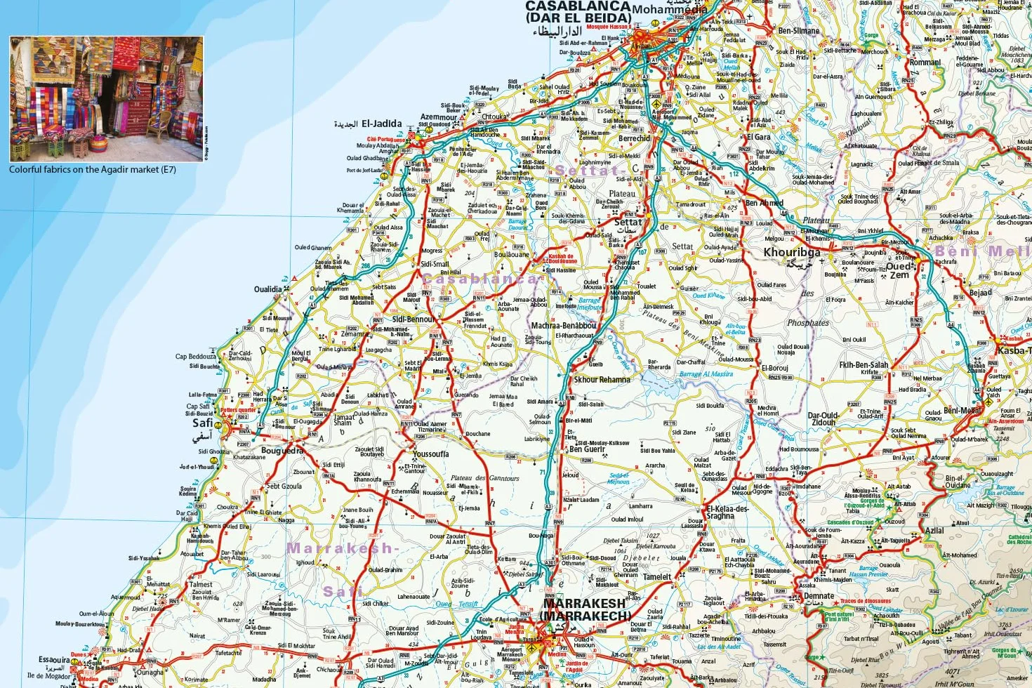 Reise Know-How Landkarte Marokko / Morocco (1:1.000.000): reiß- und wasserfest (world mapping project)