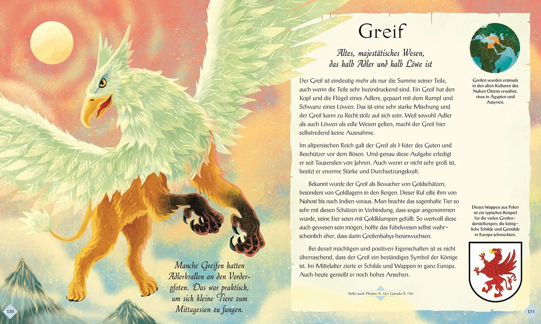 Magische Fabelwesen und mythische Kreaturen: Von Drachen, Hexen und Wassergeistern. 60 Magische und mythischen Wesen. Beeindruckend illustriert. Für Kinder ab 7 Jahren