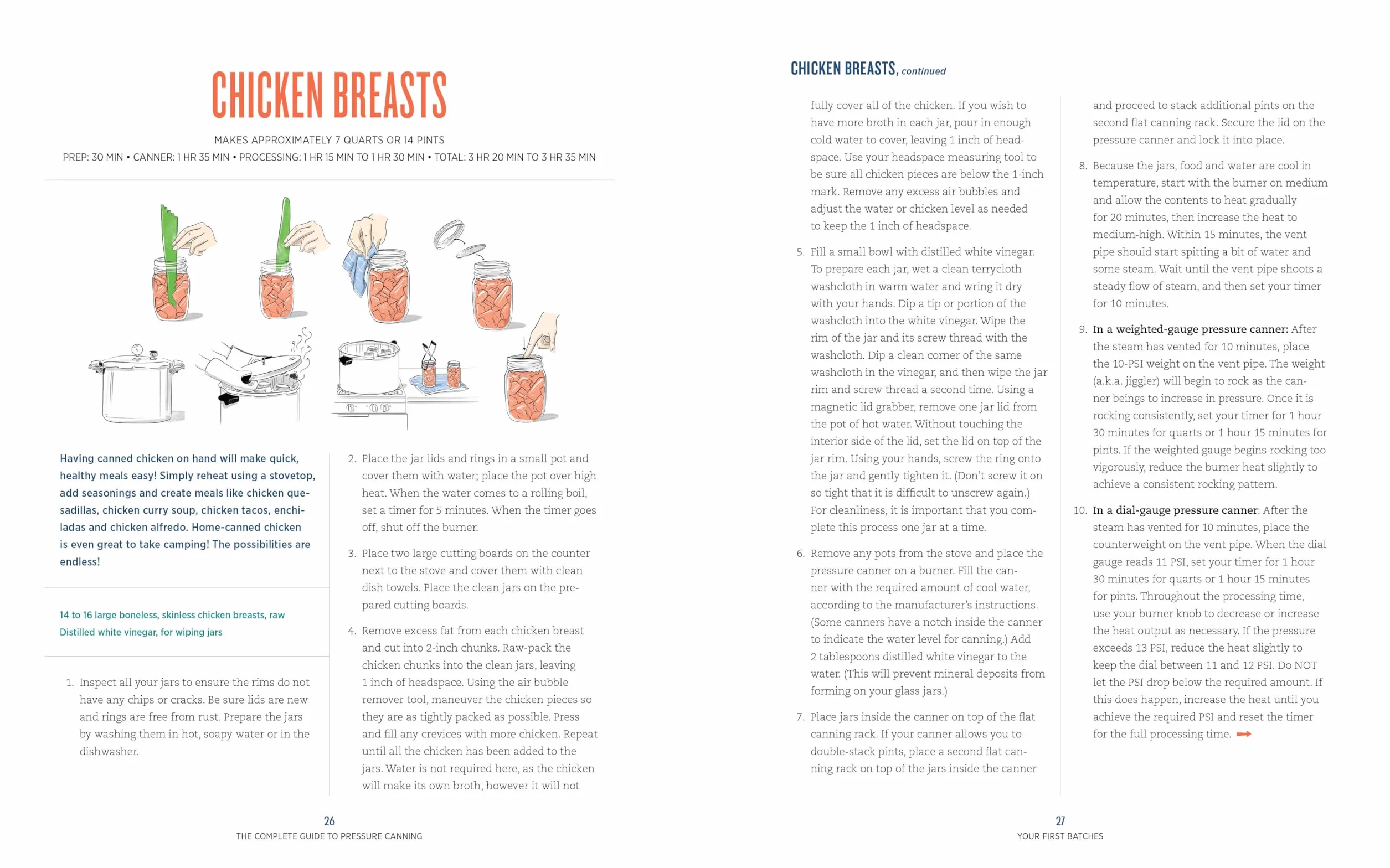 The Complete Guide to Pressure Canning: Everything You Need to Know to Can Meats, Vegetables, Meals in a Jar, and More