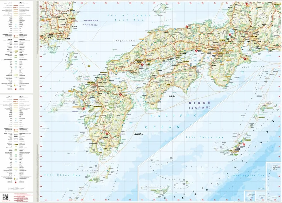 MARCO POLO Reisekarte Japan 1:1,1 Mio.