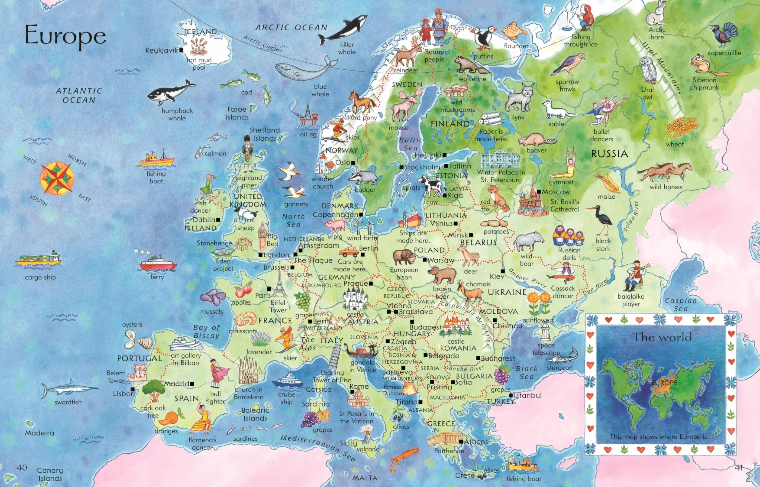 The Usborne Children's Picture Atlas: 1