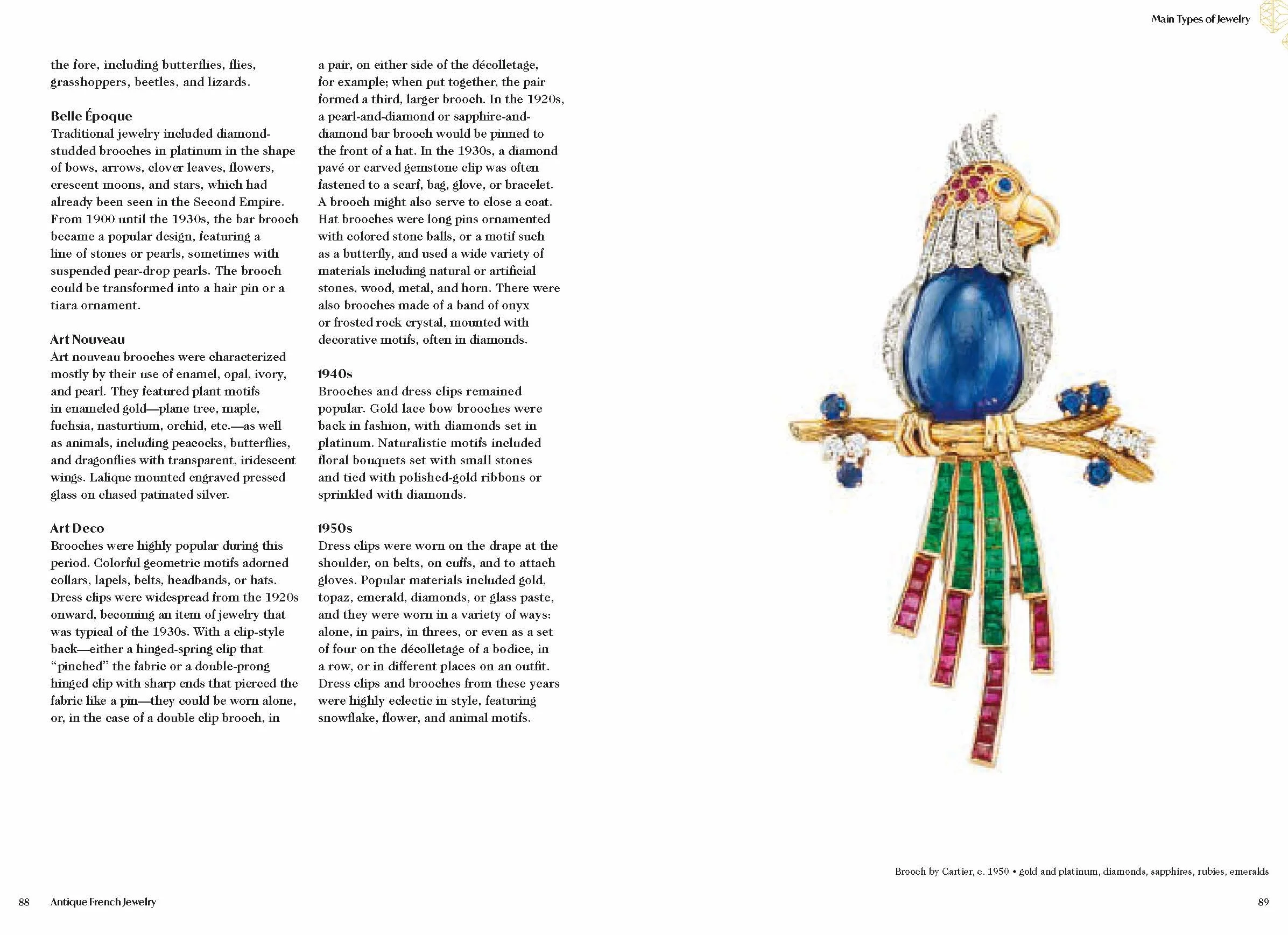 Antique French Jewelry : 1800-1950