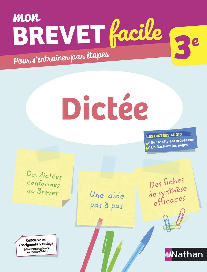 Dictée 3e - Mon Brevet facile - Préparation à l'épreuve du Brevet 2027: 5