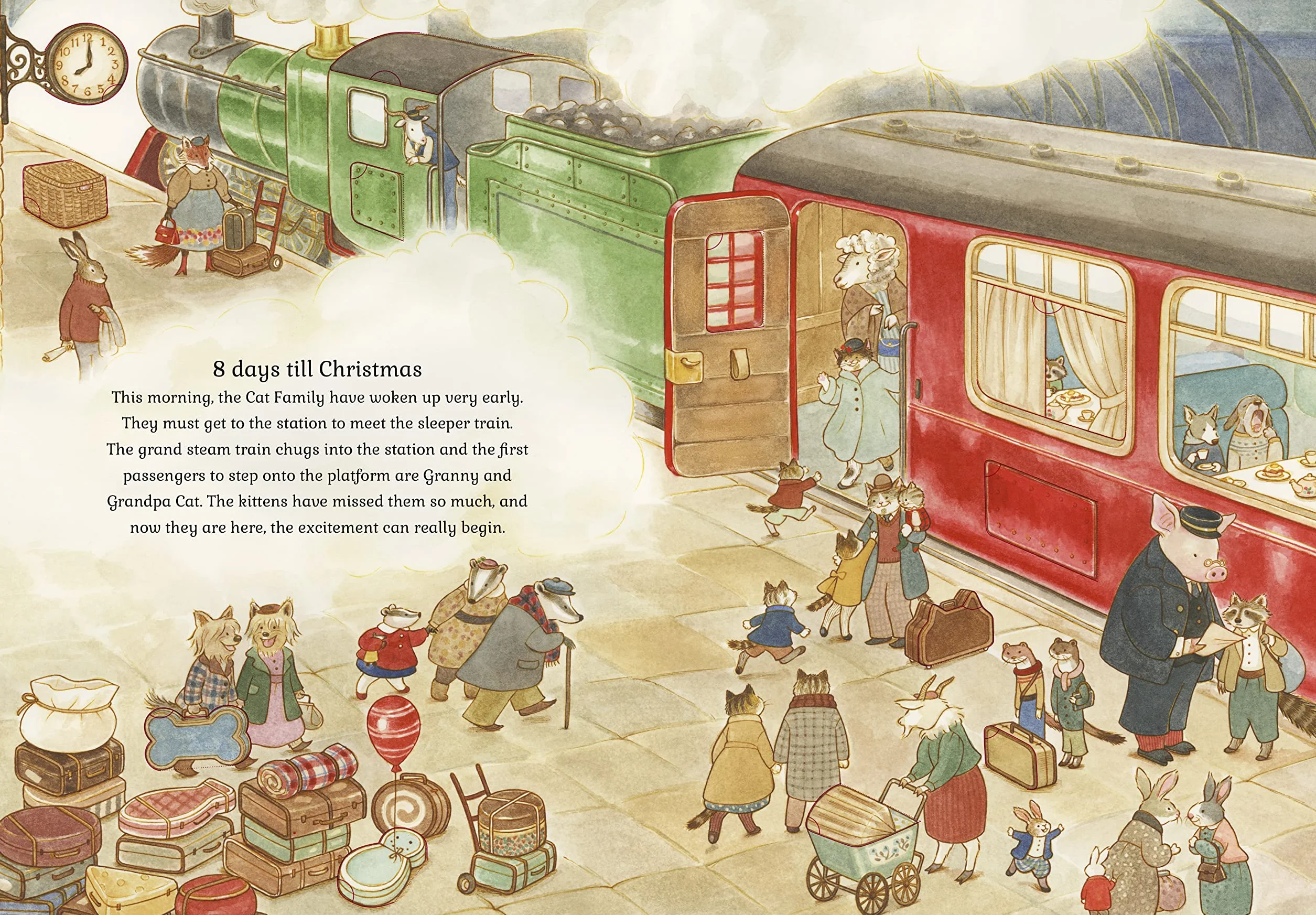 Cat Family Christmas: An Advent Lift-the-Flap Book /anglais: An Advent Lift-the-Flap Book with over 140 flaps: 1