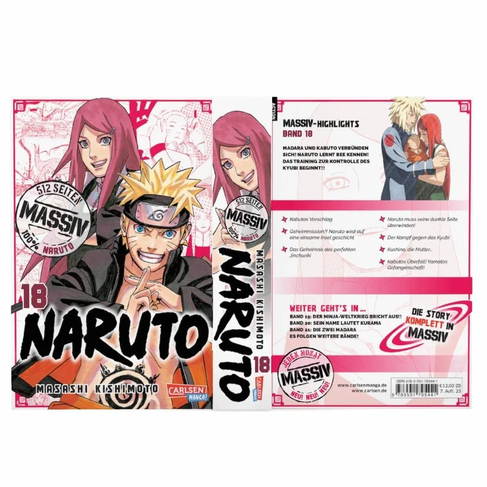 NARUTO Massiv 18: Die Originalserie als umfangreiche Sammelbandausgabe!