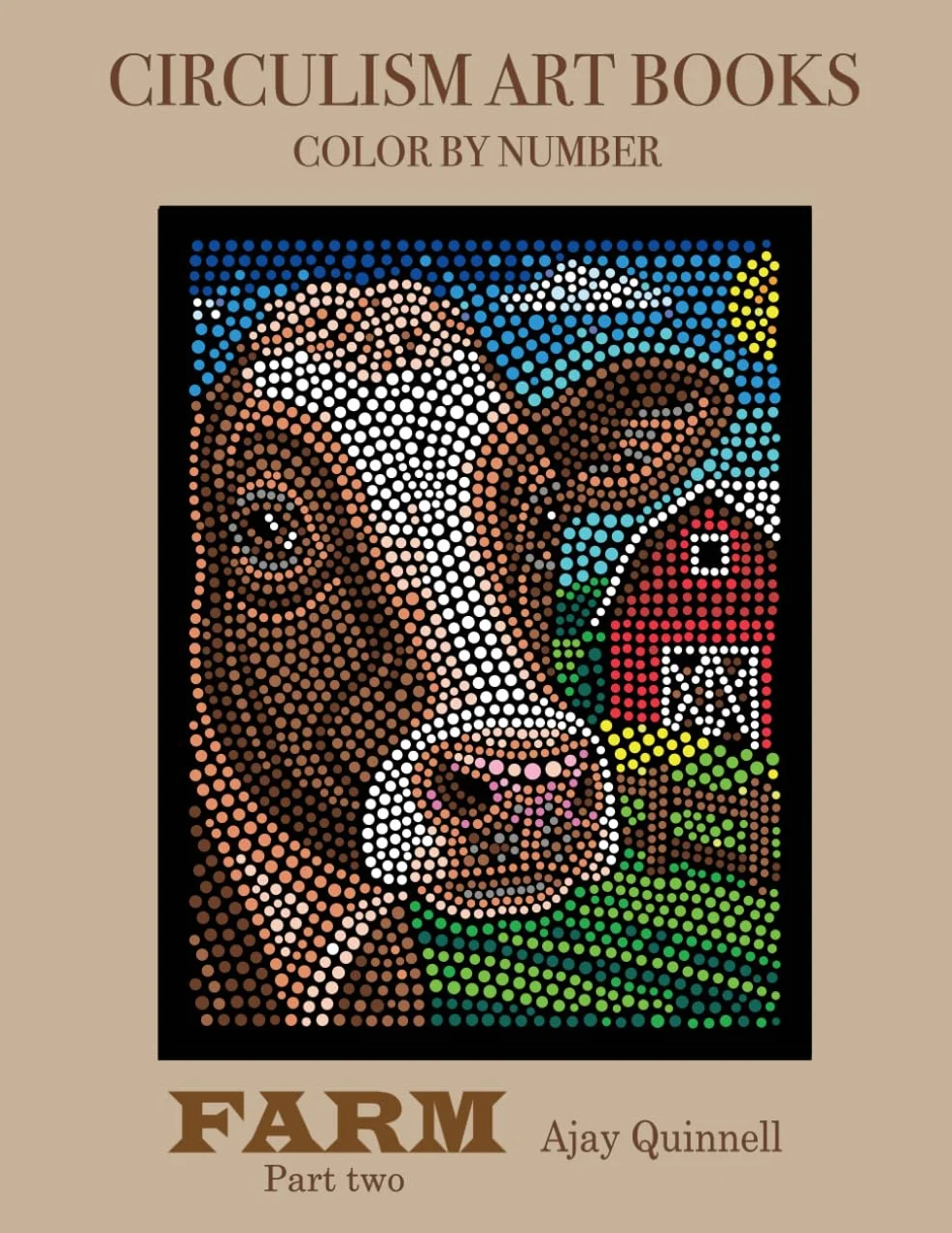 Farm Part two - Color by Number Circulism book : Standard paper edition