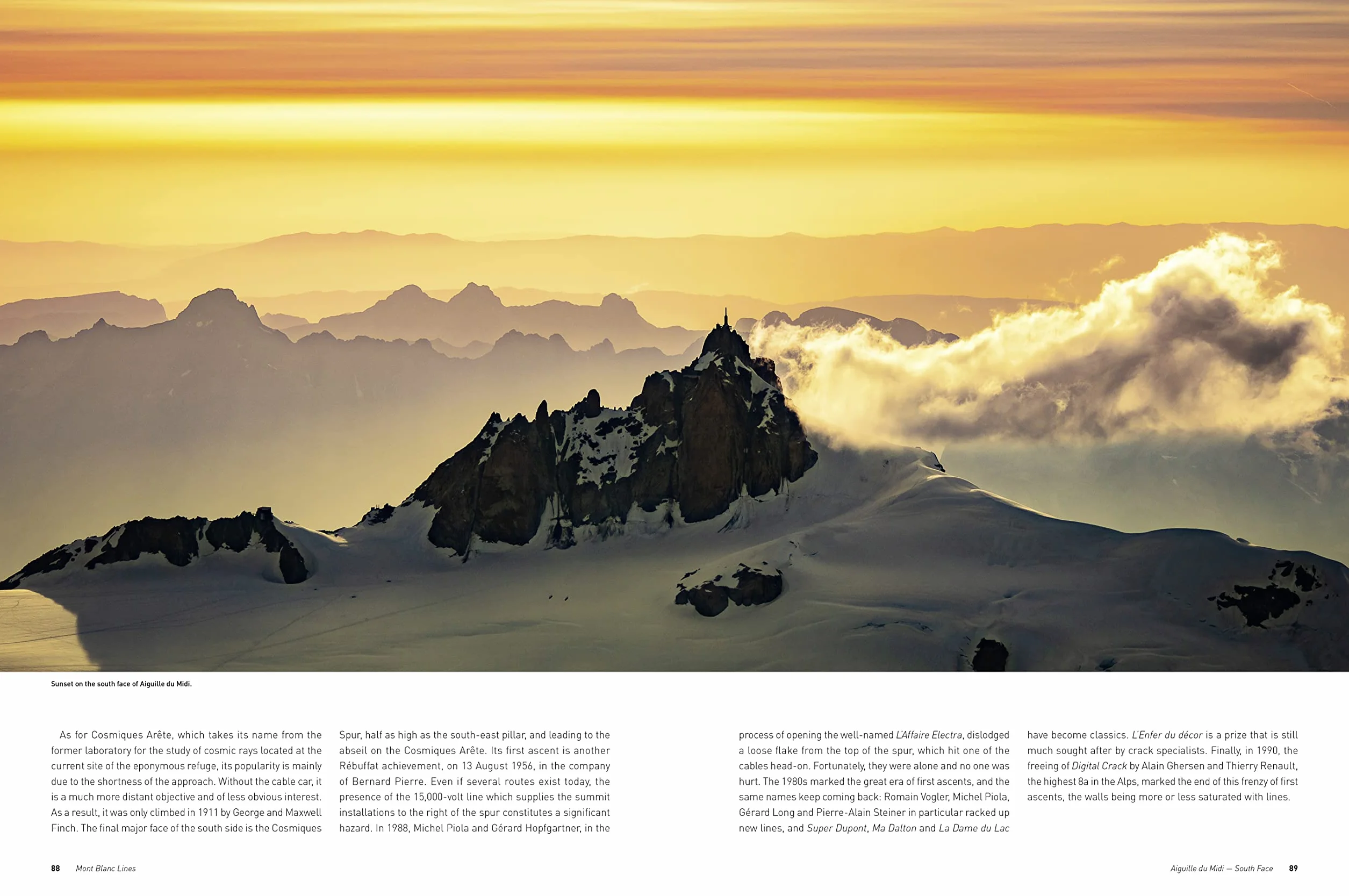 Mont Blanc Lines: Stories and Photos Celebrating the Finest Climbing and Skiing Lines of the Mont Blanc Massif