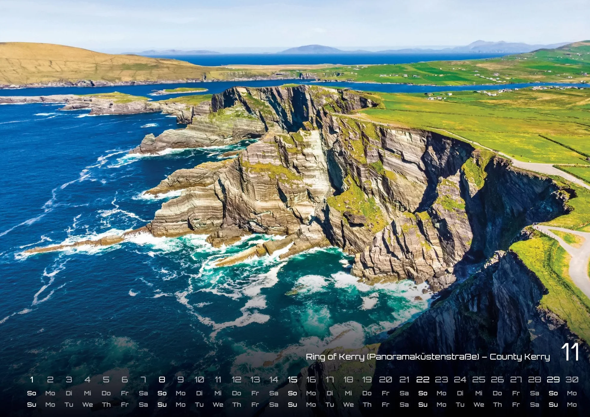 Irland - Die grüne Insel - 2026 - Kalender DIN A2: Der Wandkalender mit den schönsten Motiven aus Irland für das Jahr 2026 im extragroßen Format DIN A2 (ca. 60 x 42 cm)!
