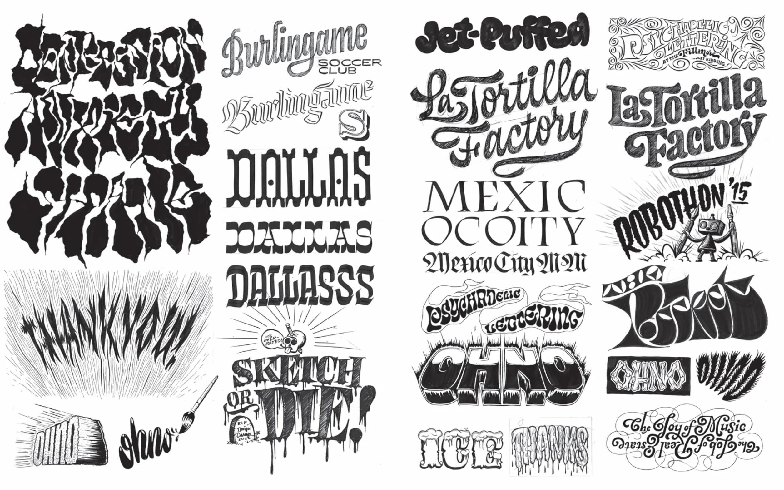 The Ohno Book A Serious Guide to Irreverent Type Design /anglais