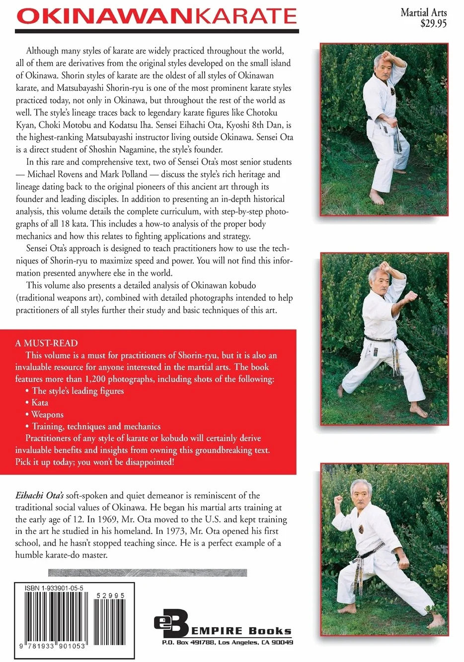 Okinawan Karate: The Teachings of Master Eihachi Ota