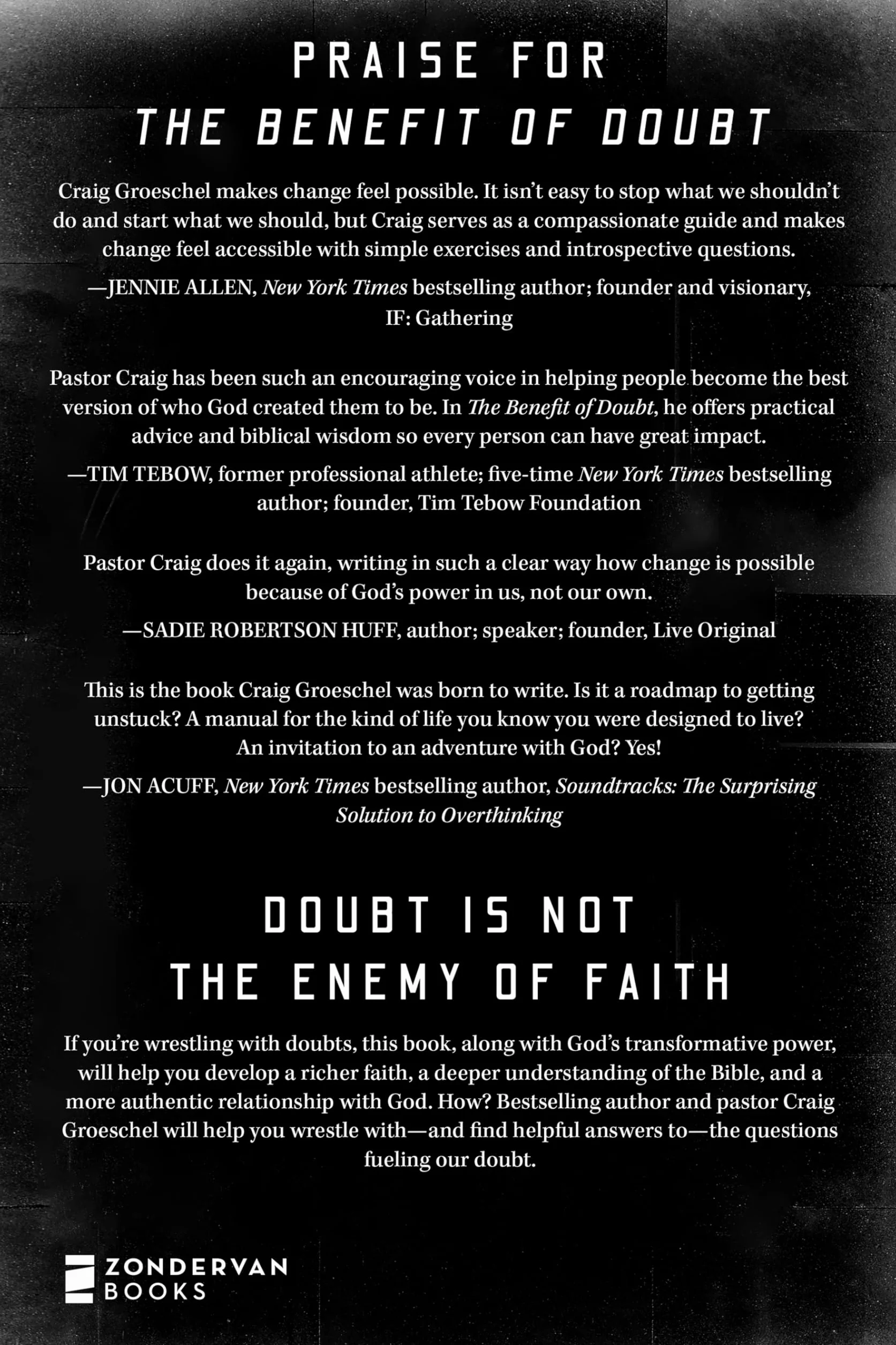The Benefit of Doubt: How Confronting Your Deepest Questions Can Lead to a Richer Faith