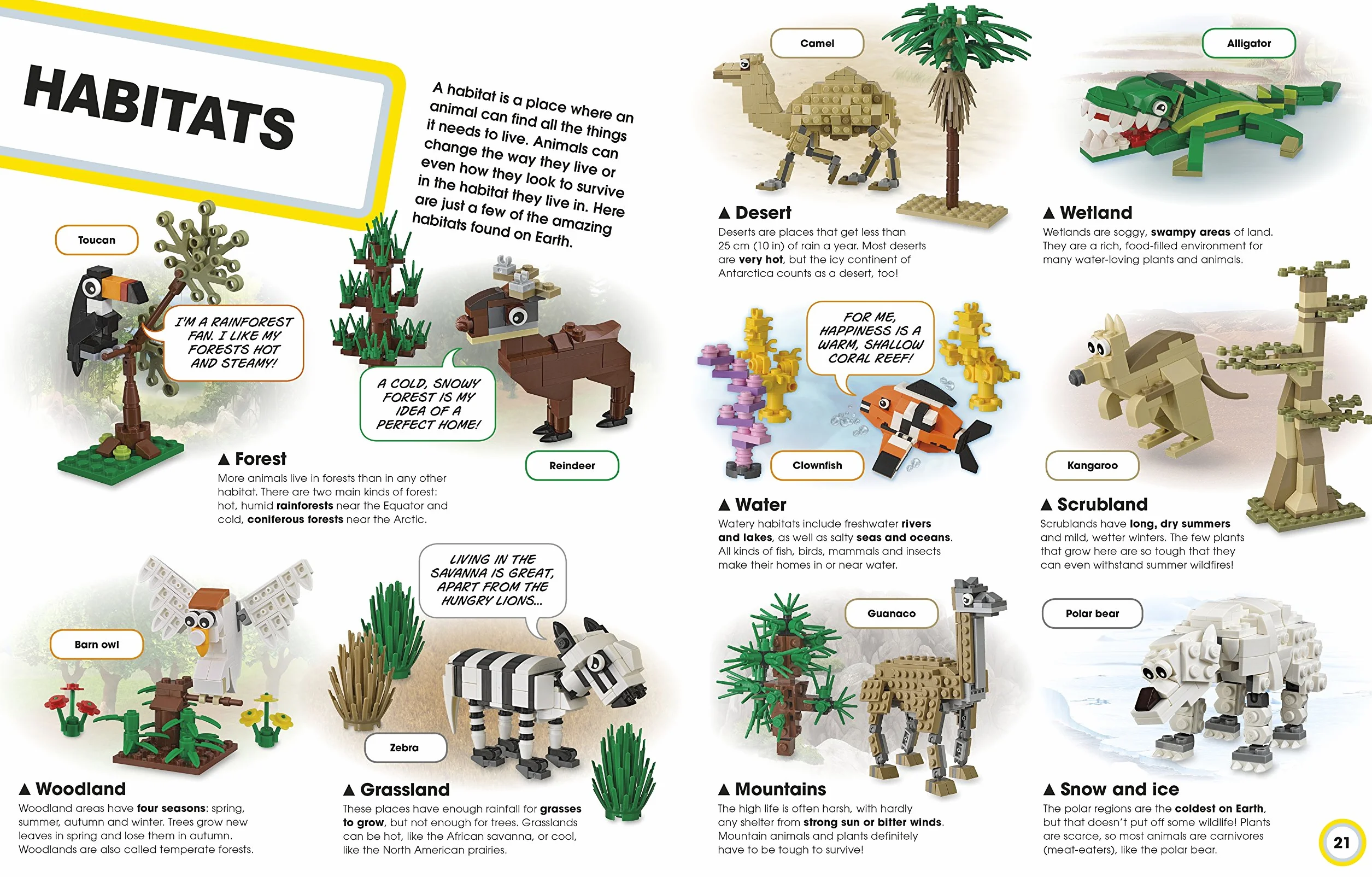 LEGO Animal Atlas: with four exclusive animal models