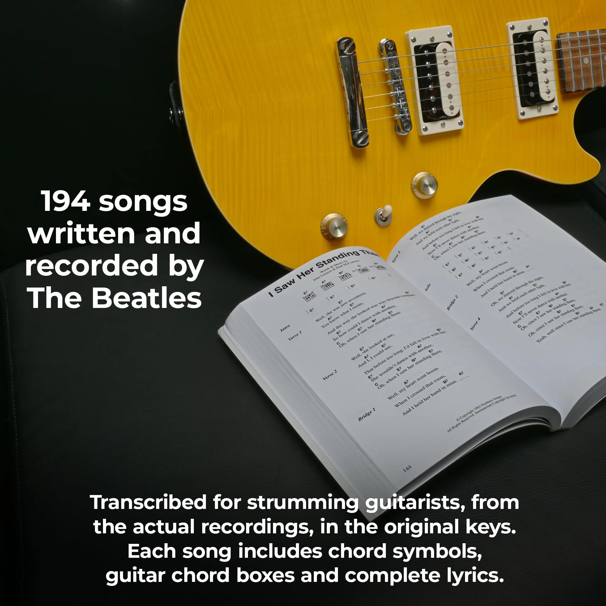 The beatles complete chord songbook - guitar chord songbook - 193 chansons