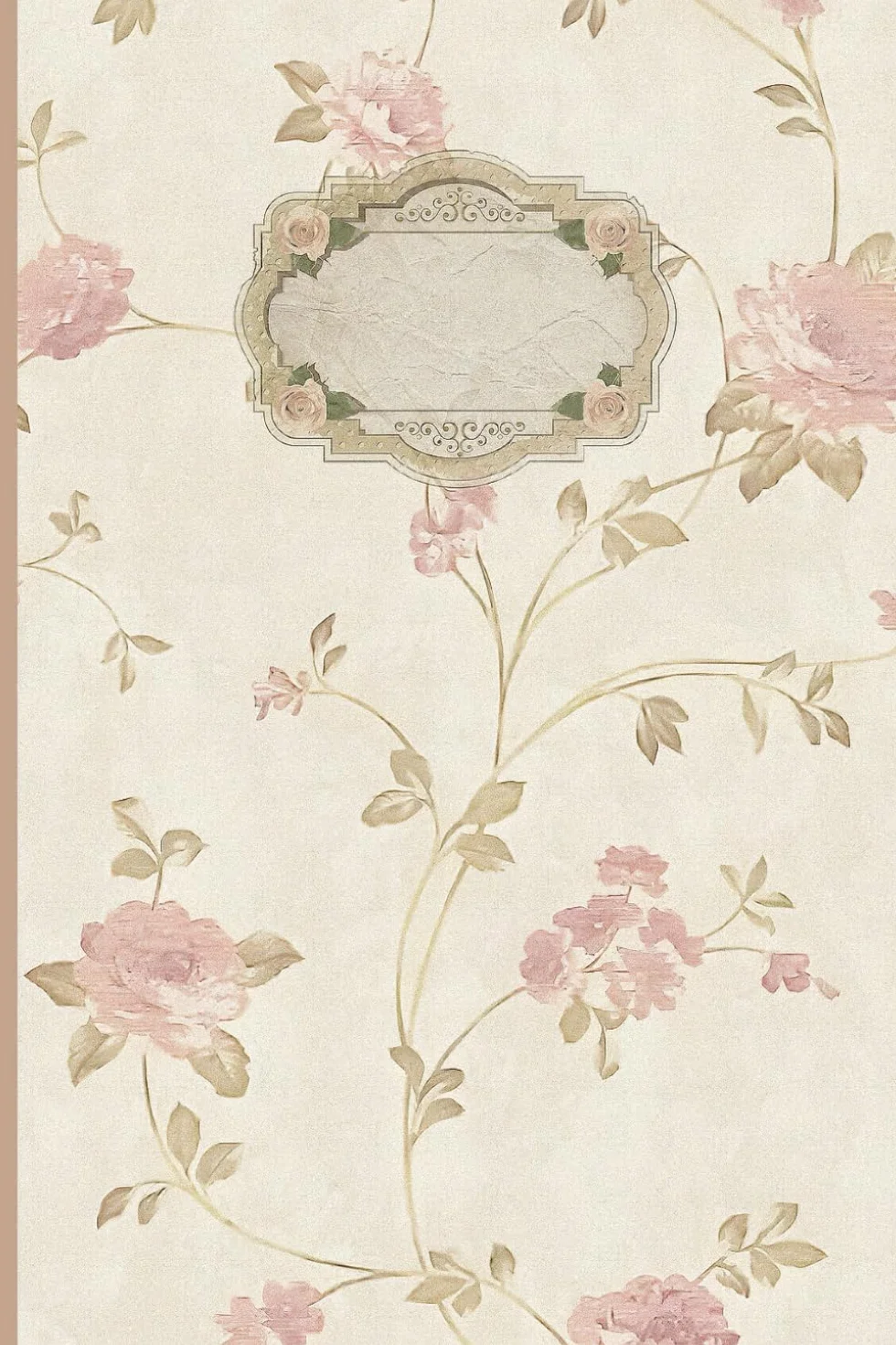 Aesthetic Floral Lined Notebook Journal: Aesthetic, Coquette, Vintage Lined Journal/Notebook For Women, 6"x9", Lined/Ruled Cream Pages