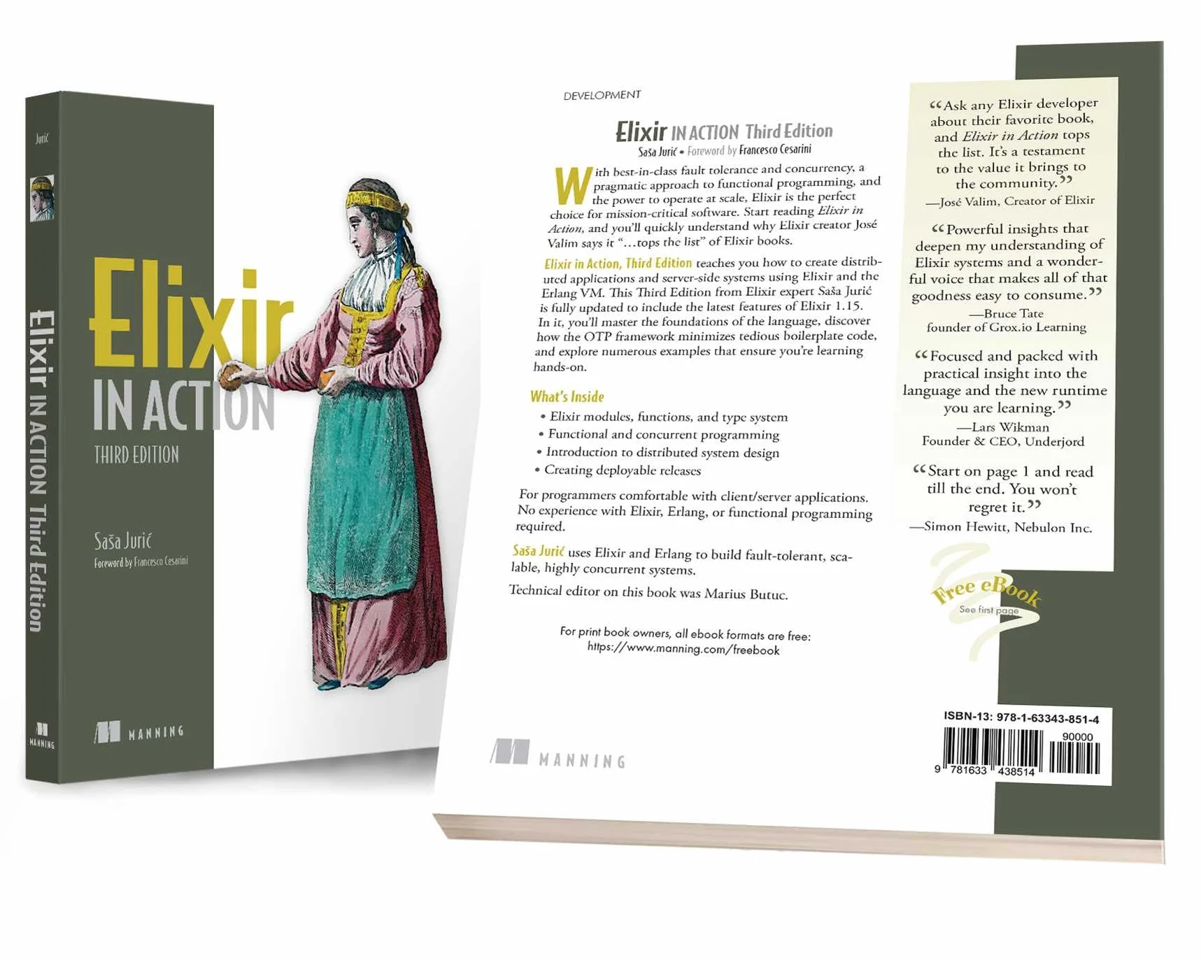 Elixir in Action, Third Edition