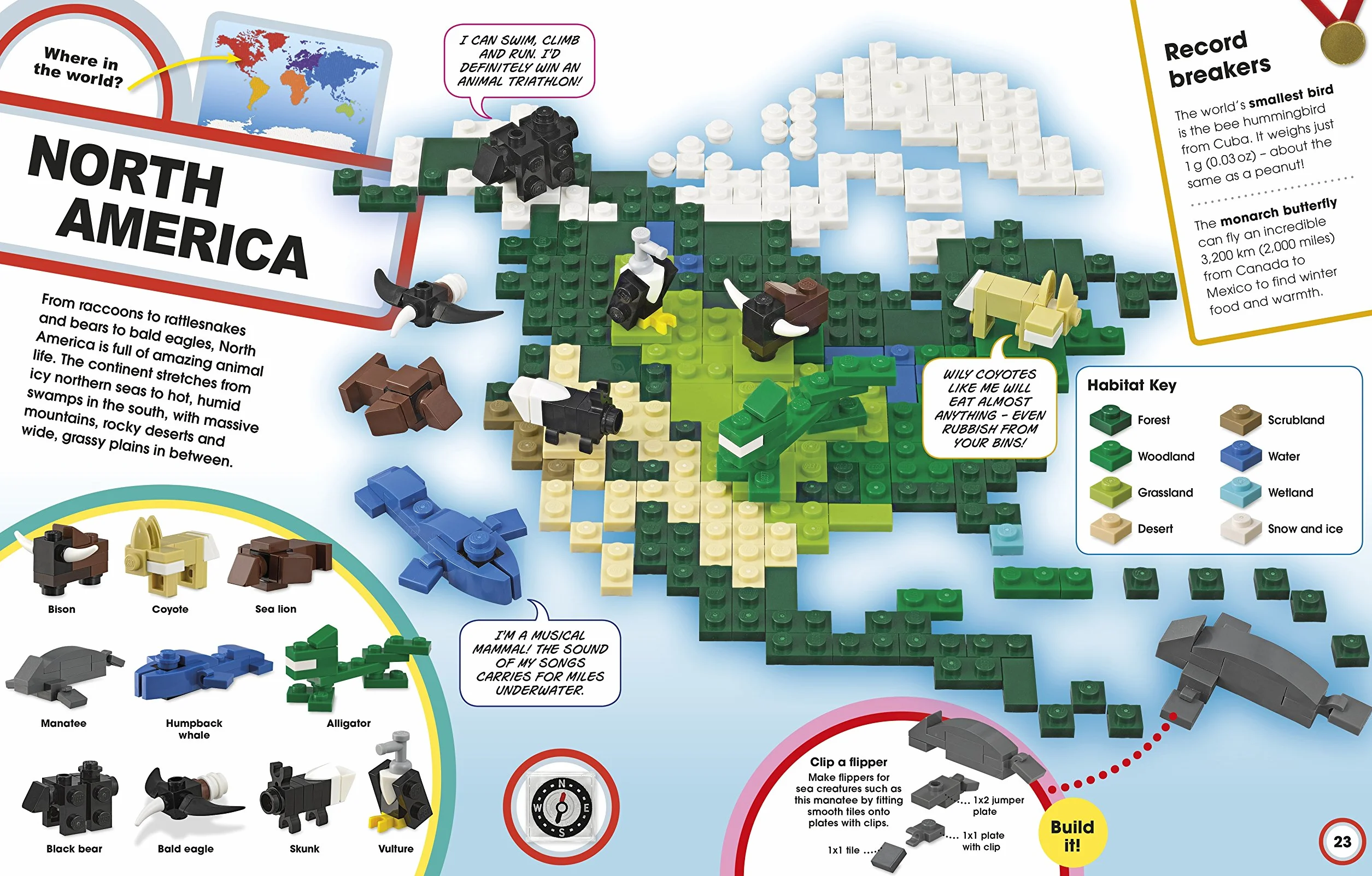 LEGO Animal Atlas: with four exclusive animal models