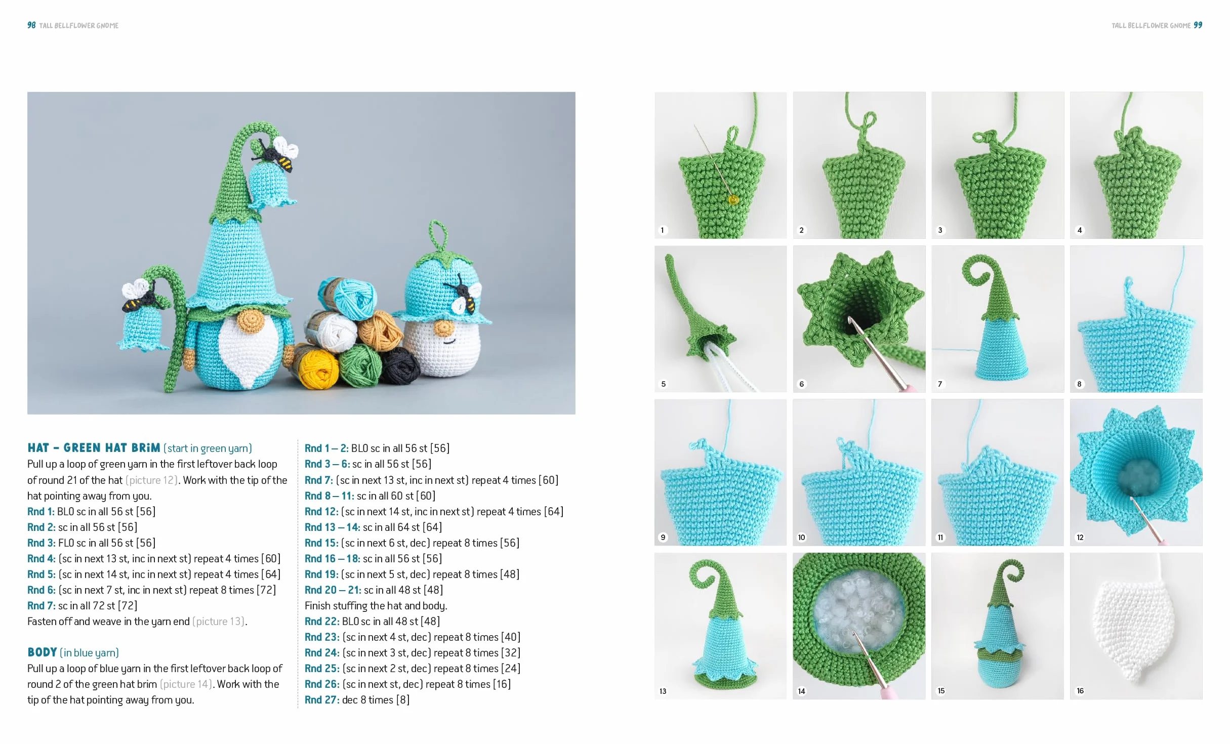 Amigurumi Gnomes: 24 Crochet Patterns for Every Season