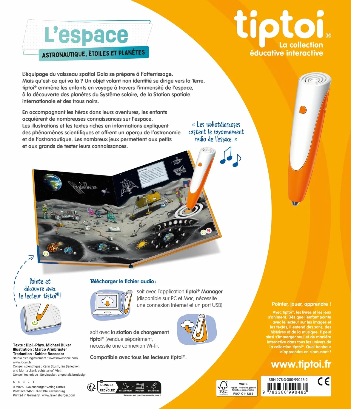 tiptoi® L'espace : Astronautique, étoiles et planètes