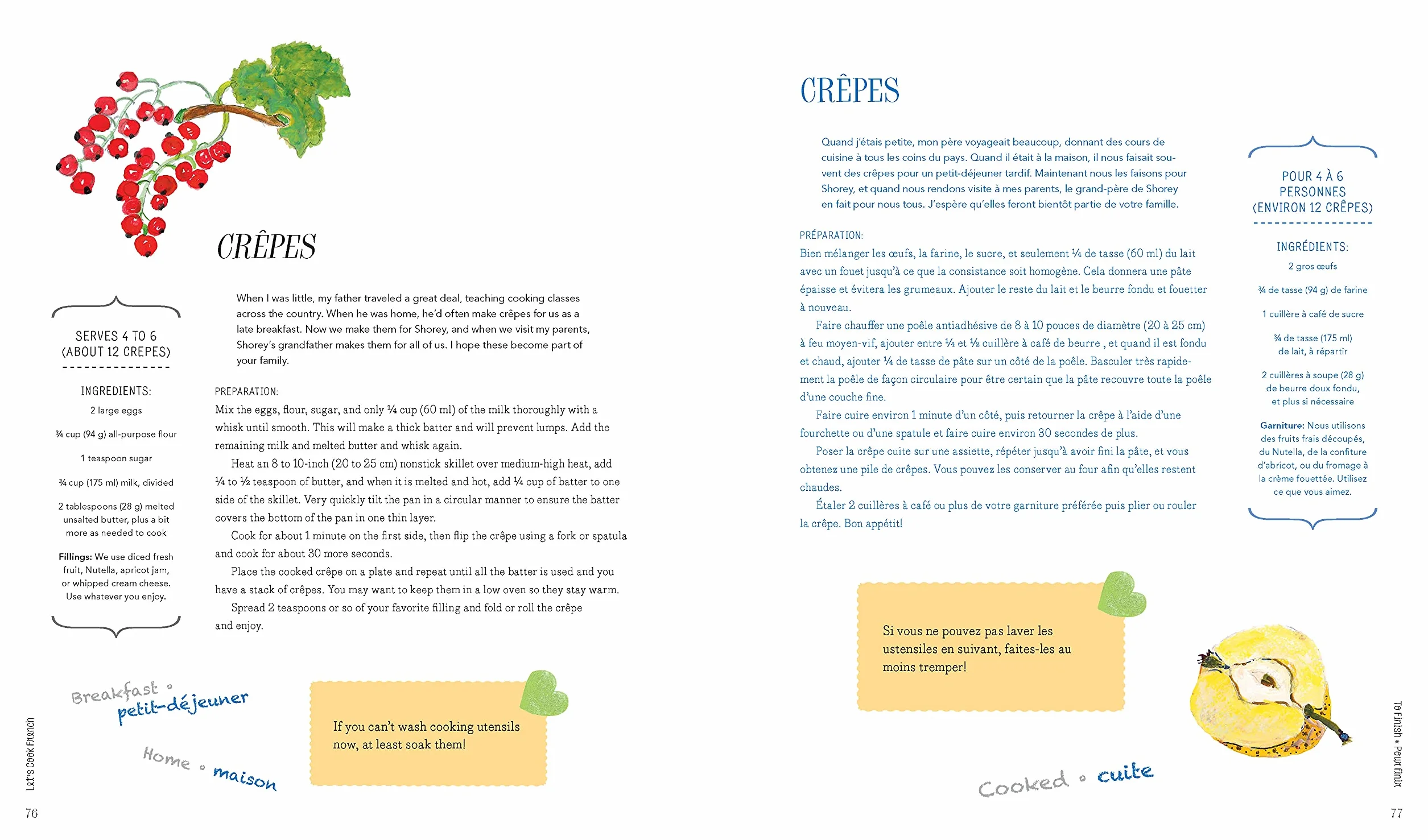 Let's Cook French, a Family Cookbook: Cuisinons Francais, Un Livre Pour Toute La Famille