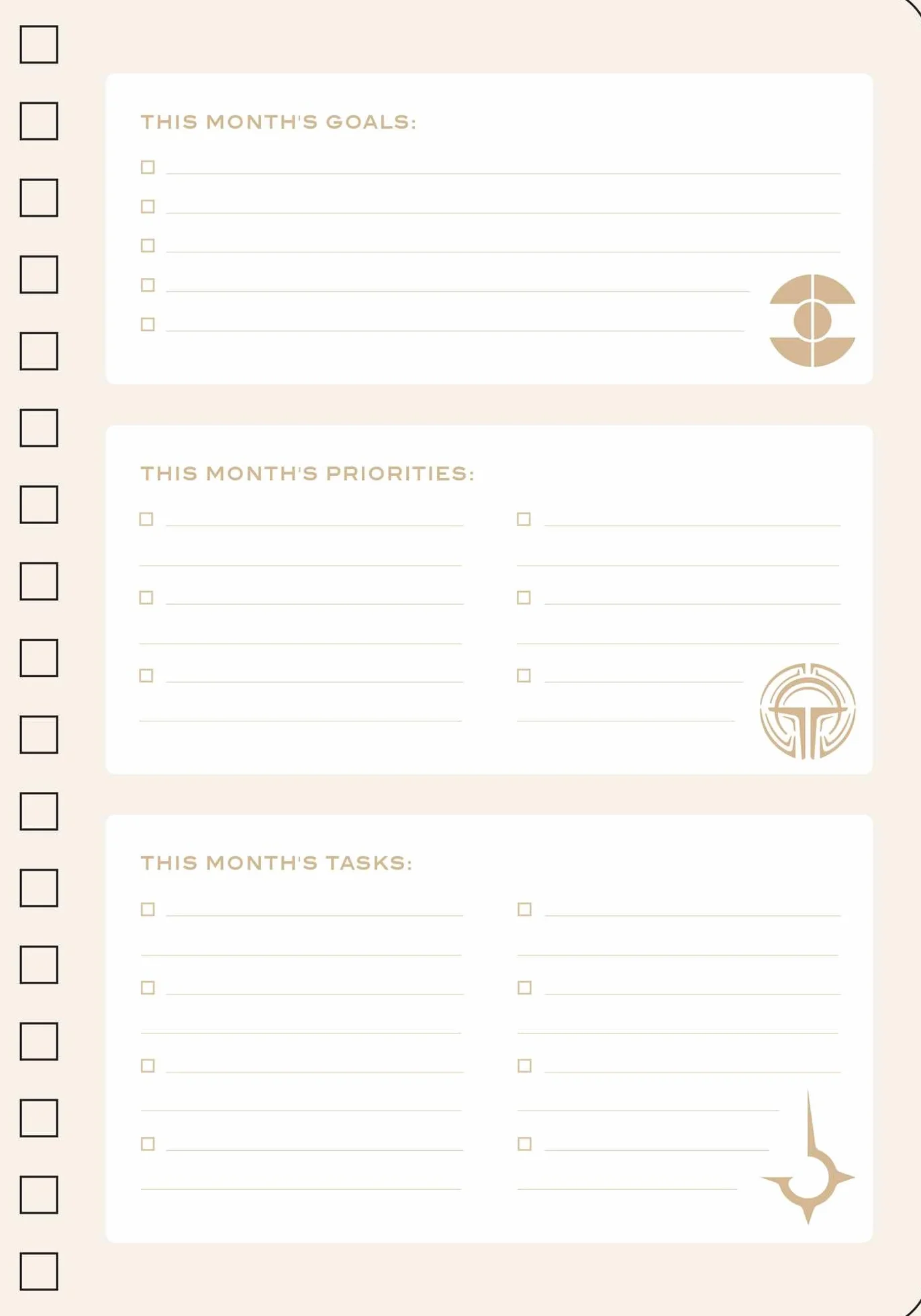 2026 Dune 13-Month Weekly Planner