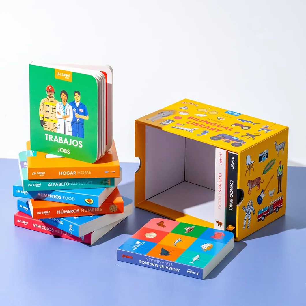 My First Bilingual Library: A Spanish-English Vocabulary Board Book Set of Colors, Numbers, Animals, ABCs, and More: 2