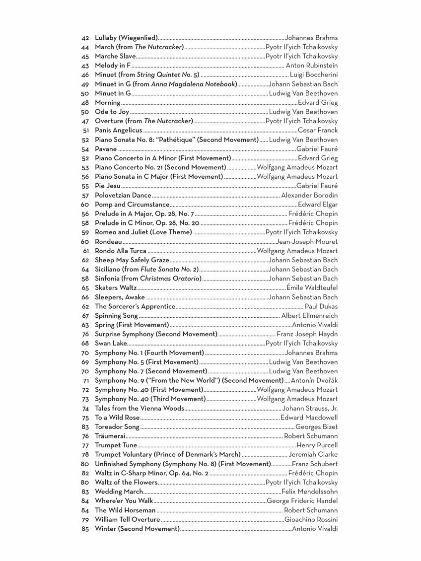 101 classical themes for cello