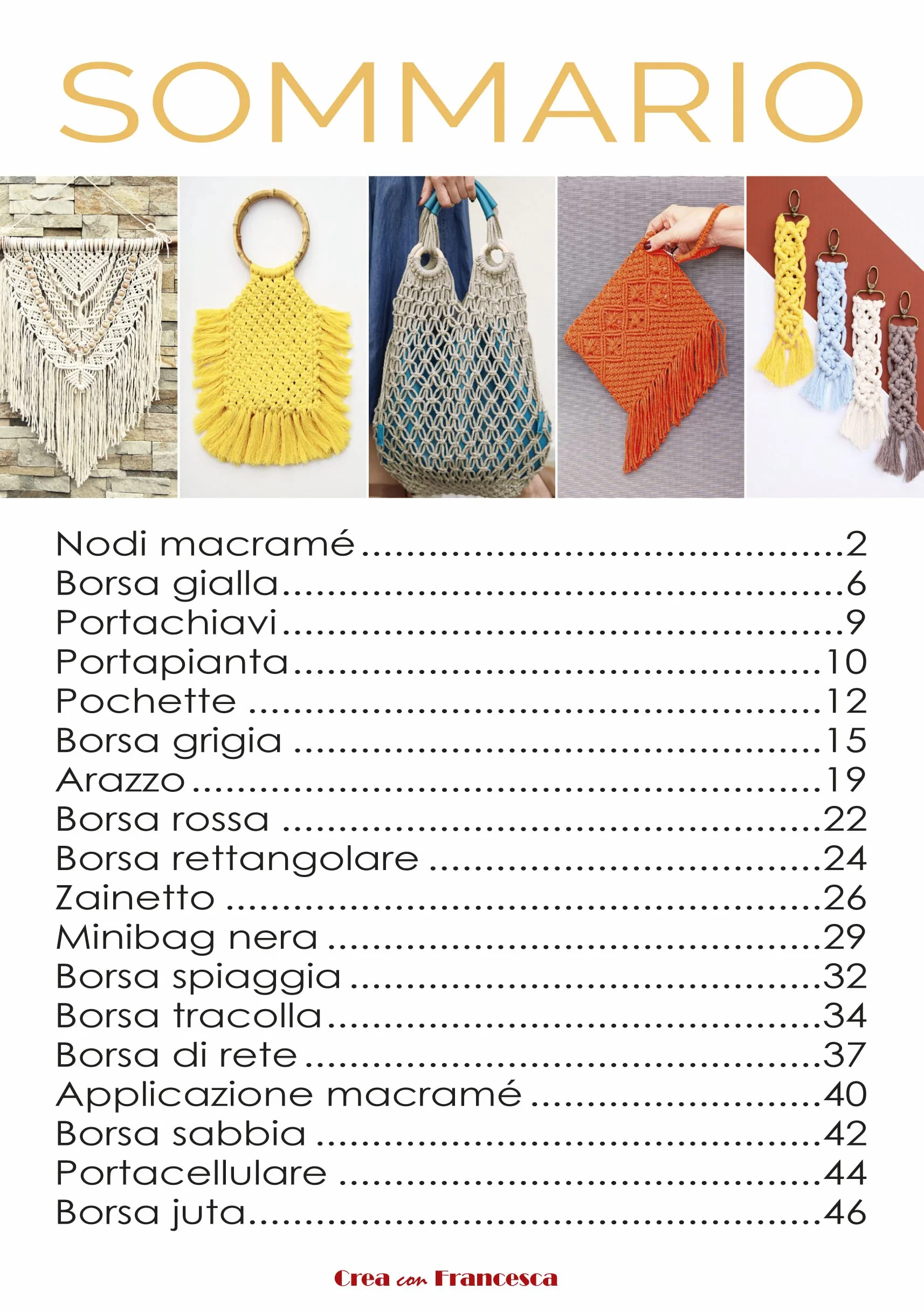 Macramé di moda