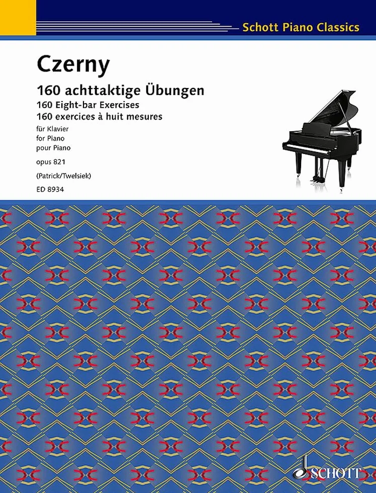 160 exercises à huit mesures: op. 821. piano.