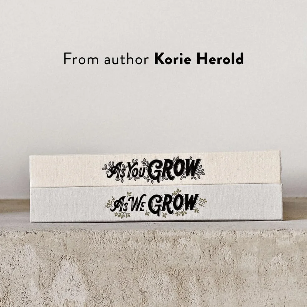 As We Grow: A Modern Memory Book for Married Couples