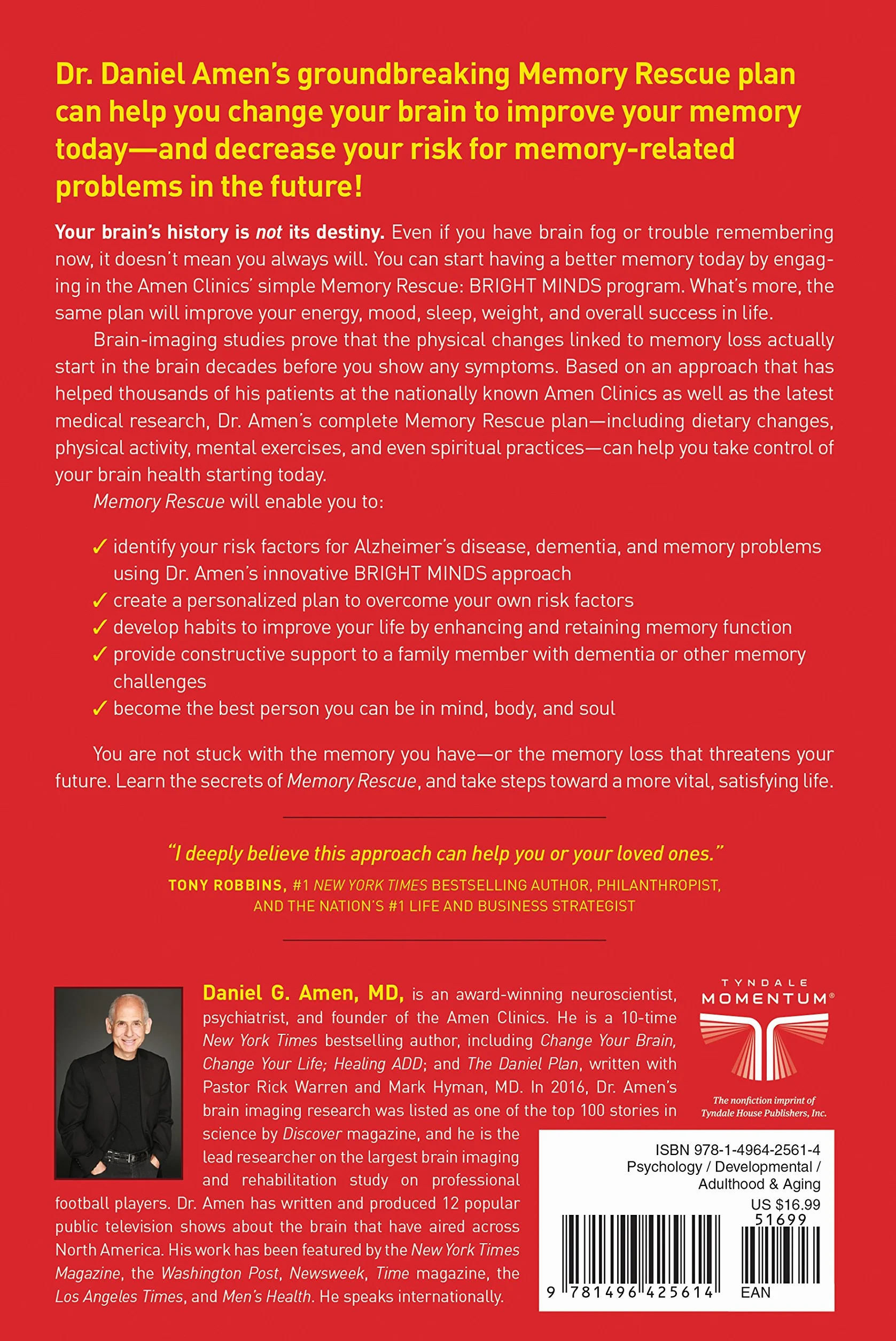 Memory Rescue: Supercharge Your Brain, Reverse Memory Loss, and Remember What Matters Most