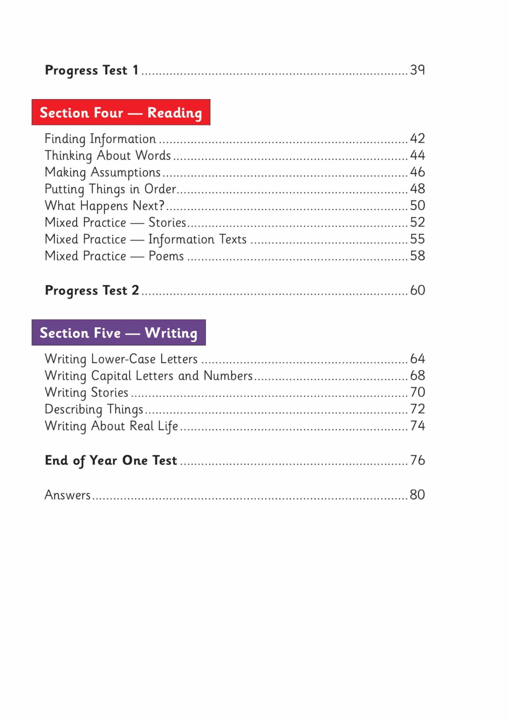 KS1 English Year 1 Targeted Question Book