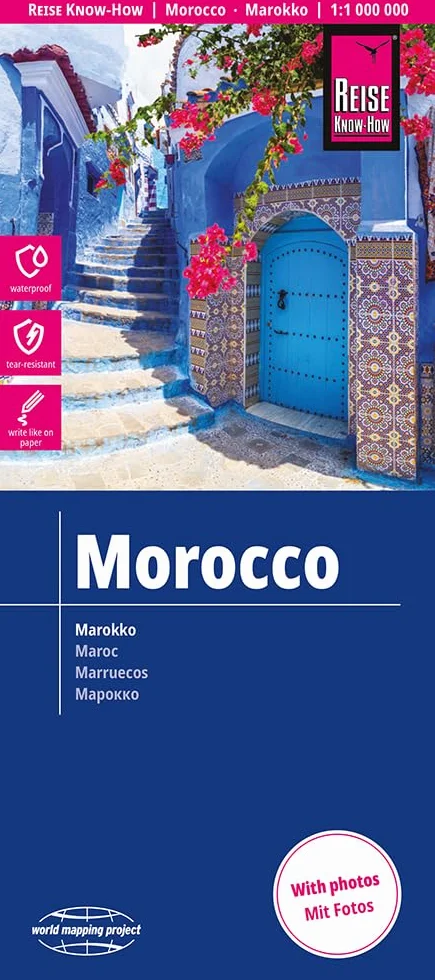 Reise Know-How Landkarte Marokko / Morocco (1:1.000.000): reiß- und wasserfest (world mapping project)
