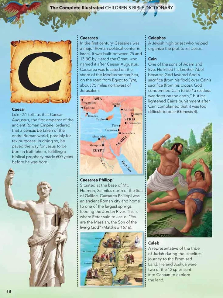 The Complete Illustrated Children's Bible Dictionary: Awesome A-To-Z Definitions to Help You Understand God's Word