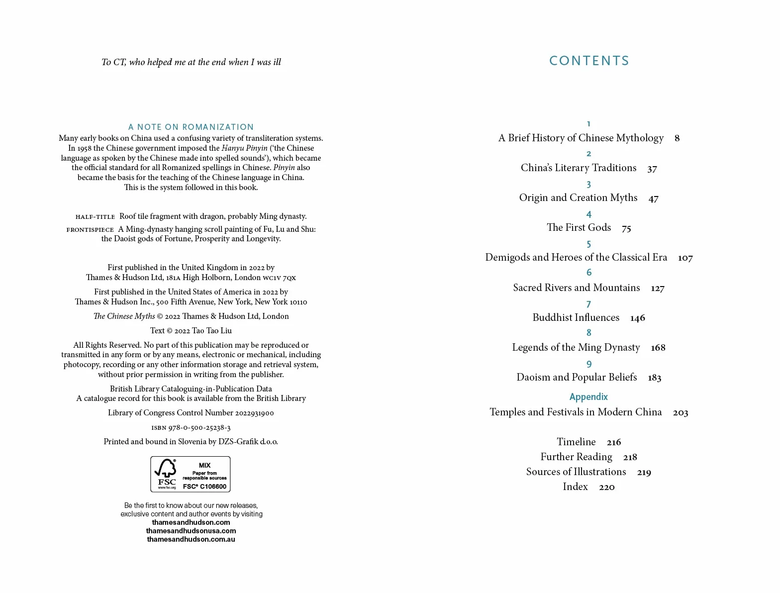 The Chinese Myths A Guide to the Gods and Legends /anglais: 5