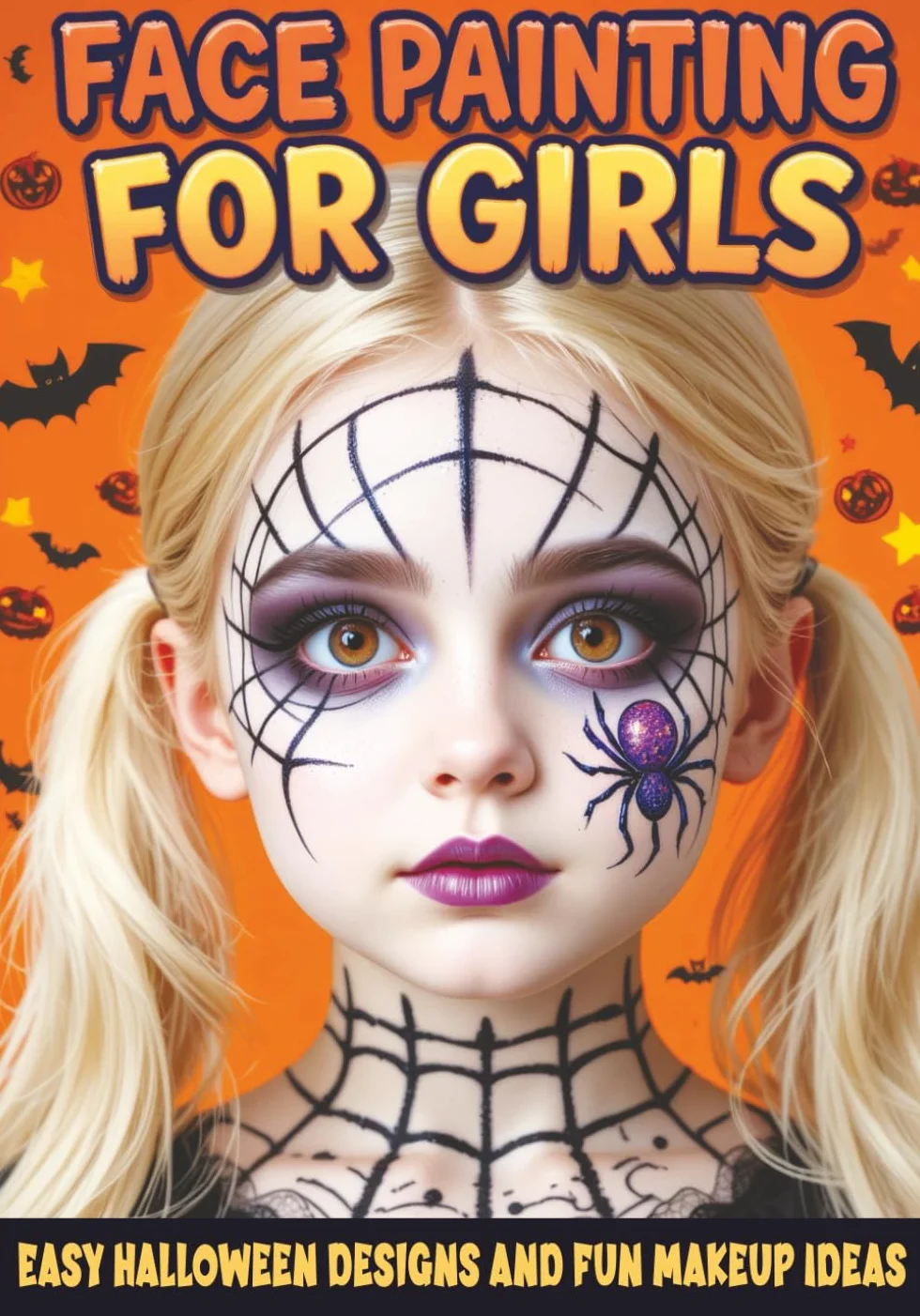 Face Painting for Girls - Easy Halloween Designs and Fun Makeup Ideas: Step-by-Step Guide to Creative Face Art for Kids and Teens - Perfect for Parties, School Events and Trick-or-Treating