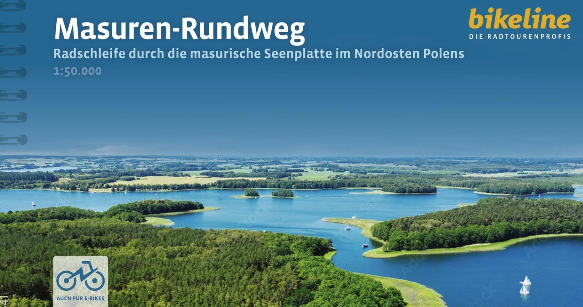 Masuren-Rundweg: Radschleife durch die masurische Seenplatte im Nordosten Polens, 300 km, 50.000, GPS-Tracks, LiveUpdate