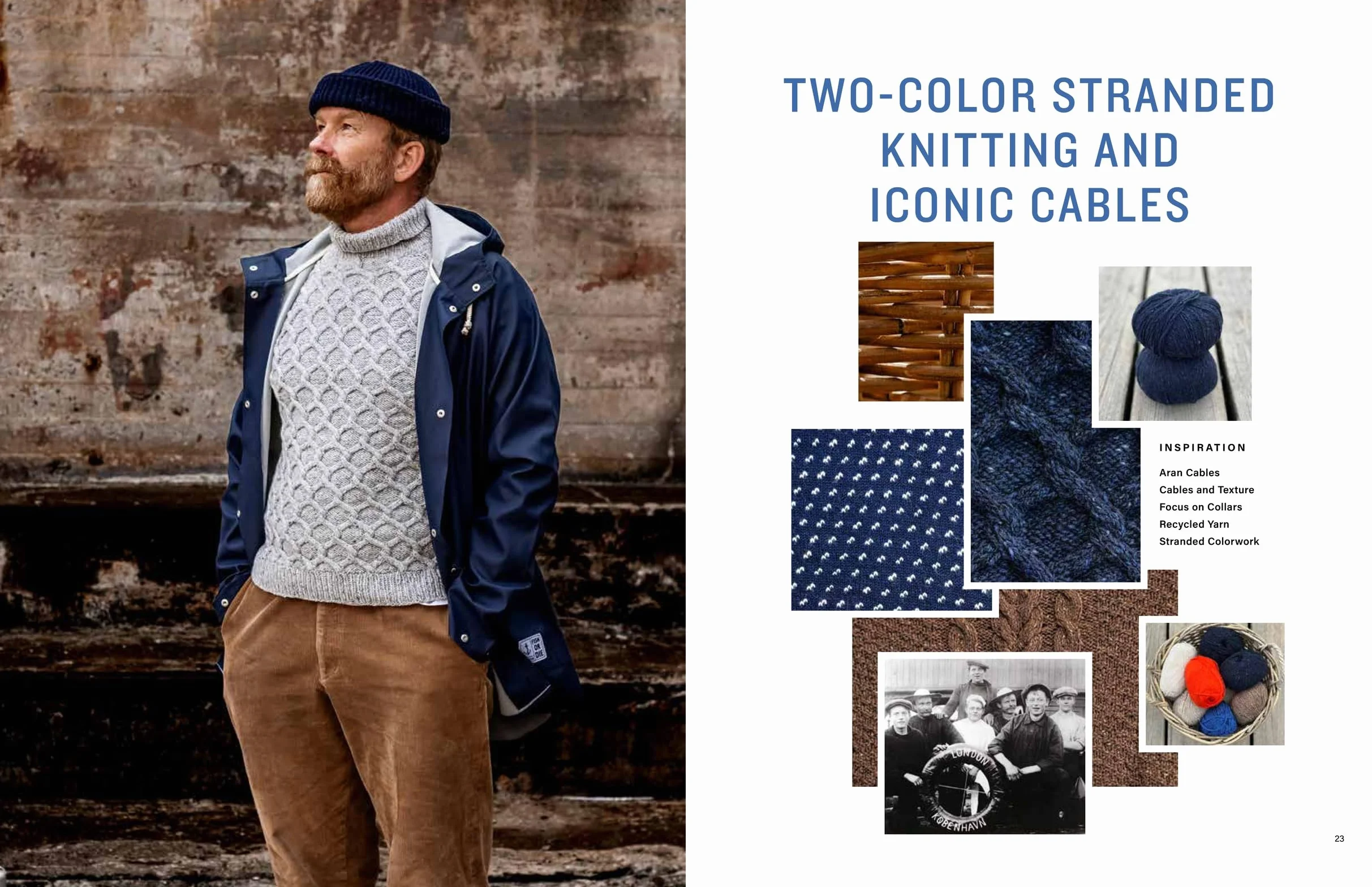 Nordic Sailors' & Fishermen's Sweaters: Modern Knitwear Inspired by Historical Patterns