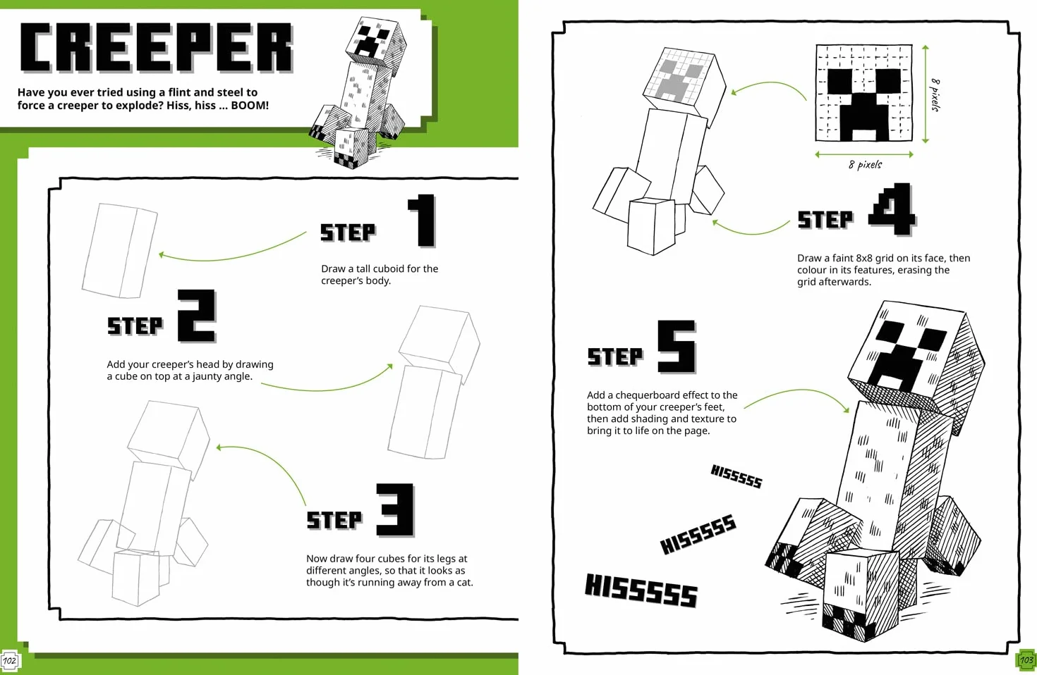 Minecraft How to Draw: An official Minecraft drawing book, fully illustrated with spaces to draw on the page – perfect for arty kids and gamers!