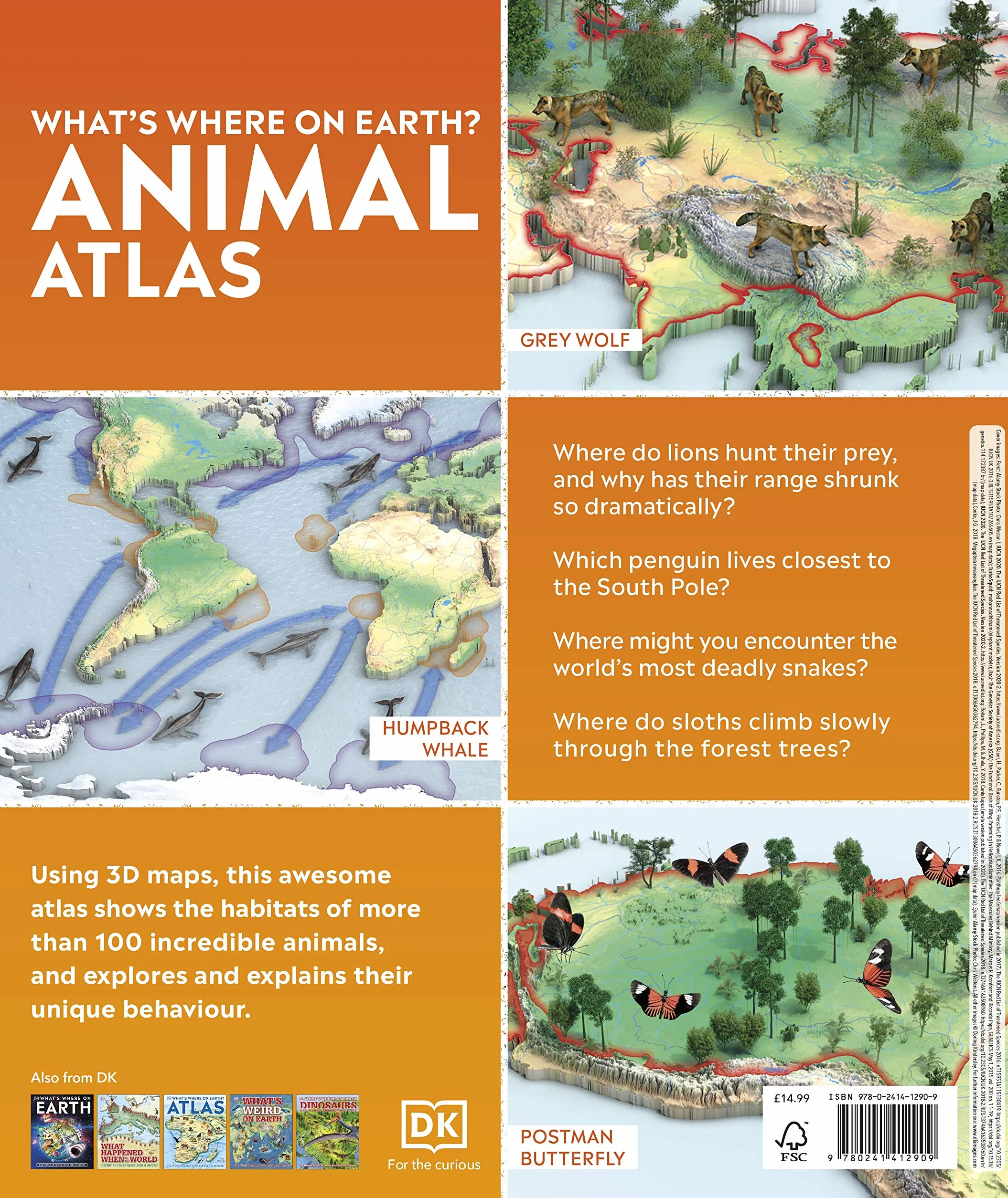 What's Where on Earth? Animal Atlas: The World's Wildlife as You've Never Seen it Before