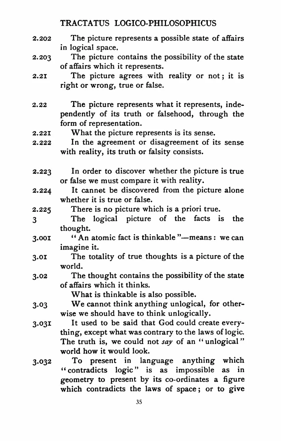 Tractatus Logico-Philosophicus