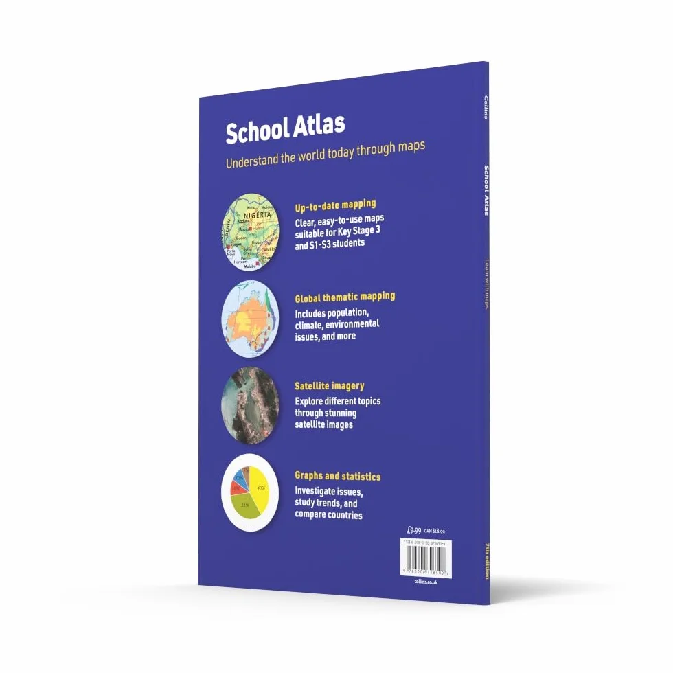 Collins School Atlas: Ideal for learning at school and at home