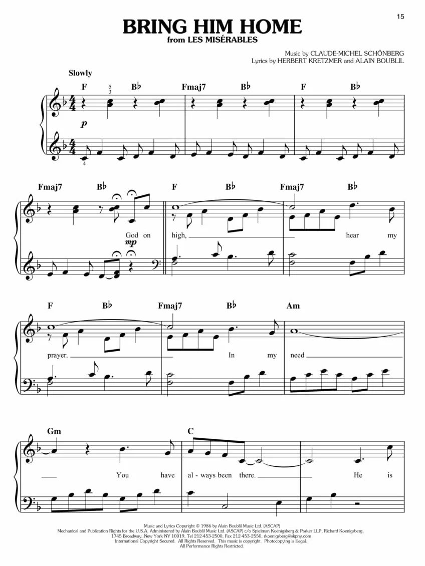 First 50 Pop Ballads You Should Play on the Piano