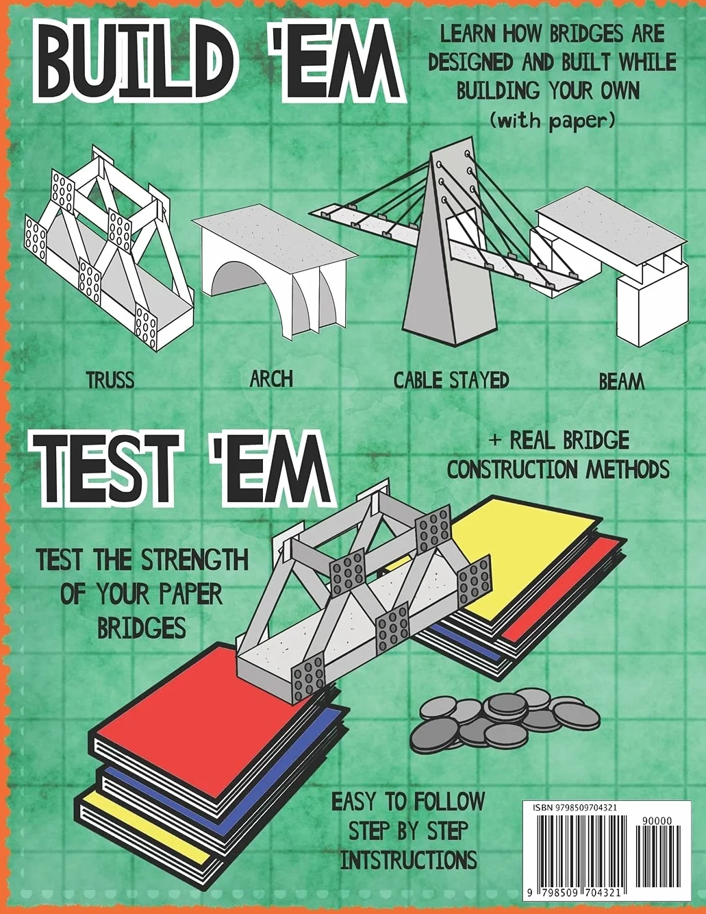 How To Build A Bridge: Paper Model Kit | For Kids To Learn Bridge Building Methods and Techniques With Paper Crafts